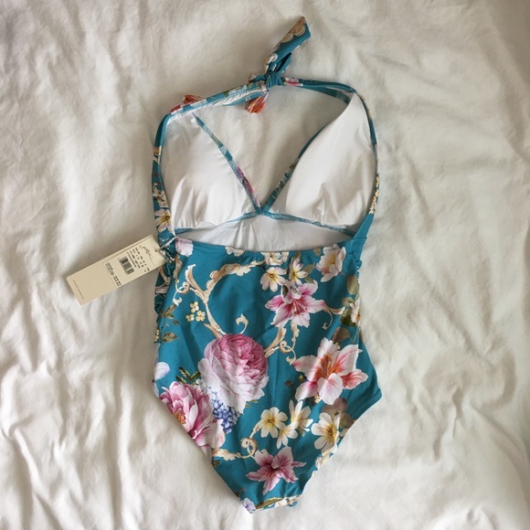 Gottex slimming halter one-piece swimsuit - NWT - Picture 3 of 6